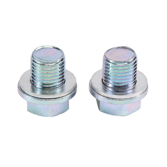 2Pcs Oil Pan Drain Bolt Plug with Washer for Accord 90009-R70-A00