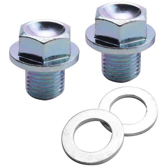2Pcs Oil Pan Drain Bolt Plug with Washer for Accord 90009-R70-A00