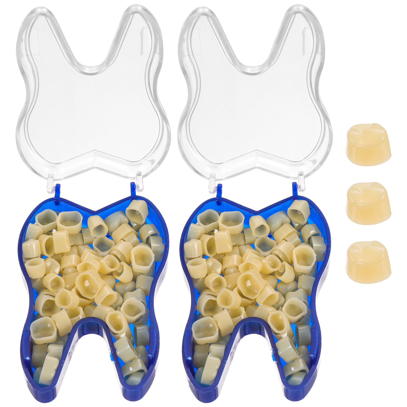 2Pcs Oral Teeth Veneers Temporary Dental Veneers Porcelain Teeth