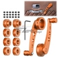 thumbnail image 1 of 2Pcs Orange Car Window Winder Glass Crank Handle Aluminium Knobs Universal Fit, 1 of 7