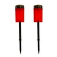 thumbnail image 1 of 2Pcs Outdoor Cemetery Ritual Waterproof Candle Lamp Solar Powered Eletric Light, 1 of 4