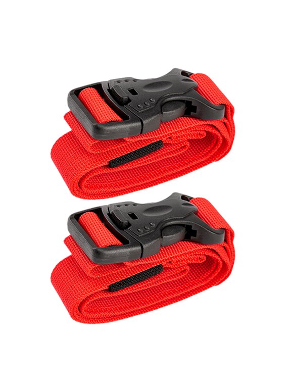 2Pcs Outdoor Nylons Buckle Strap Luggages Lashes Belt Strap Tie Belt Cargo Strap Tie down Lashes Belt Fastening Strap