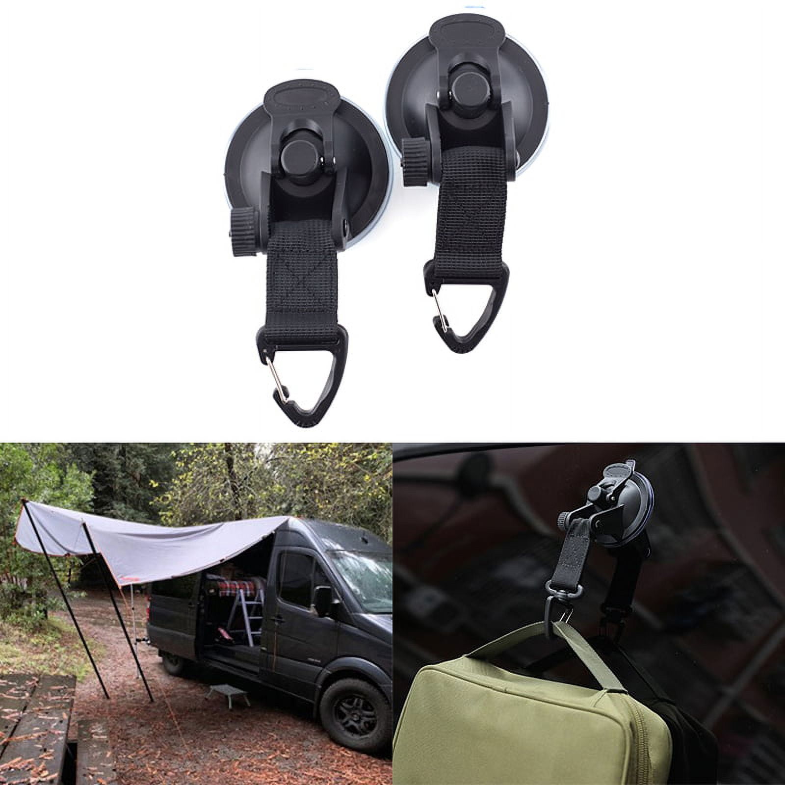 2Pcs Outdoor Suction Cup Buckle For Camping Car Side Awning Tarps Tents