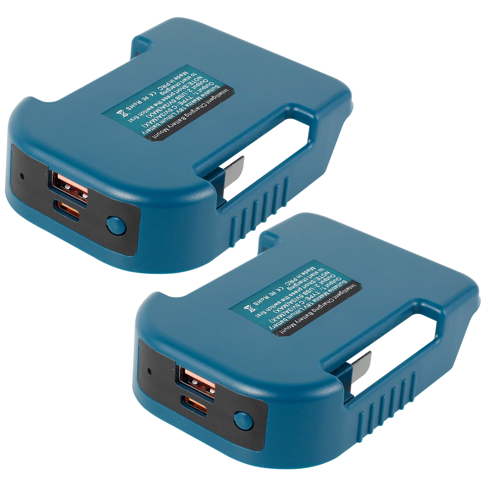 2Pcs Output USB Port Battery Adapter Compatible with M18 18V Battery