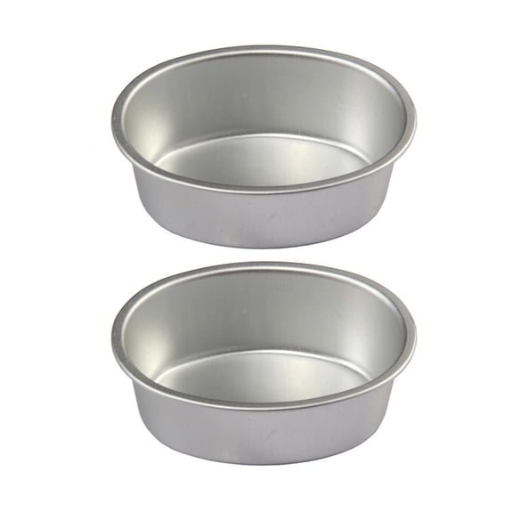 2Pcs Oval Shape Cake Pans NonStick Aluminum Cheese Cake Molds Bakewares Bakings Tool for Kitchen, Bakeries