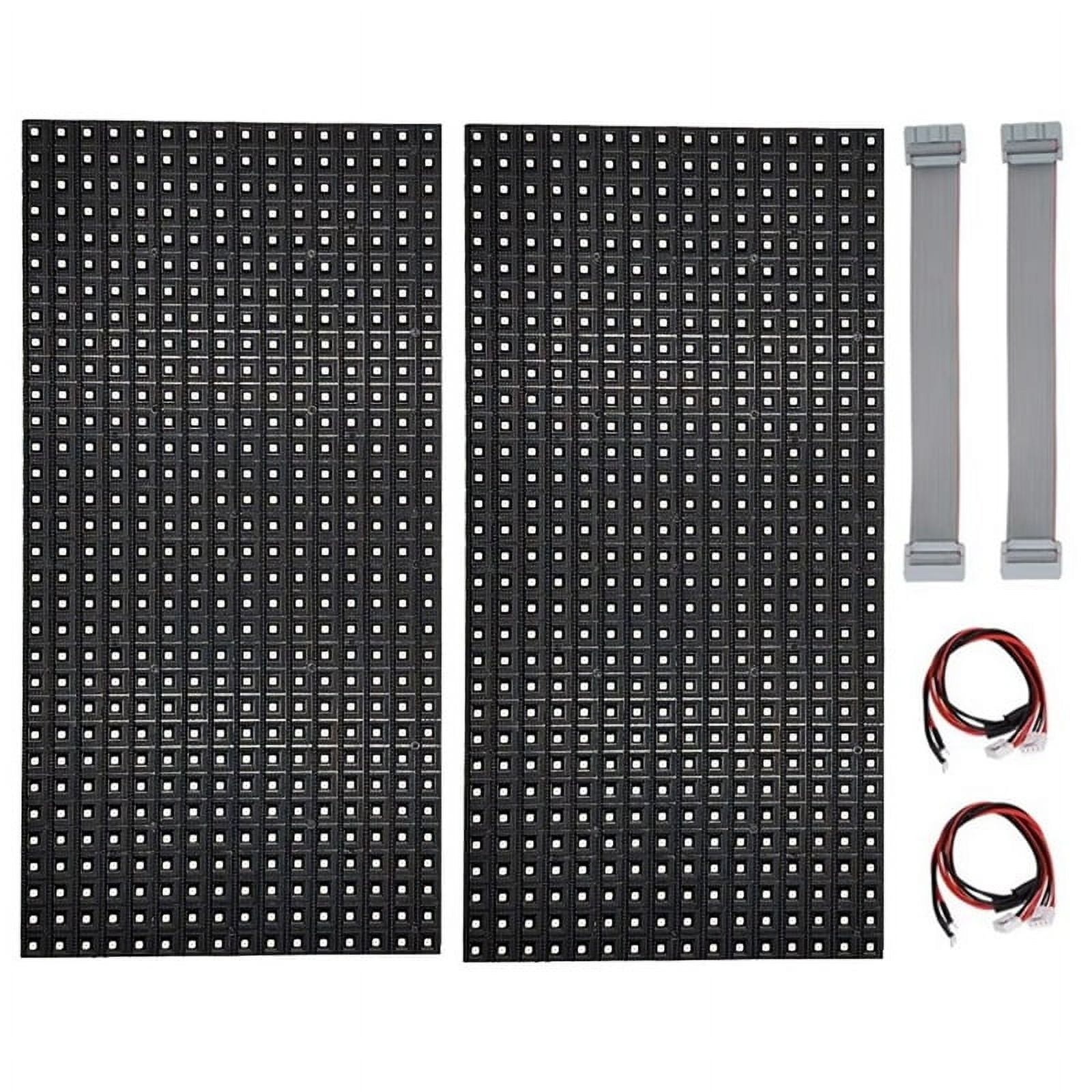 2Pcs P10 Full Color Outdoor LED Module HUB75 SMD3535 32x16 Pixels ...