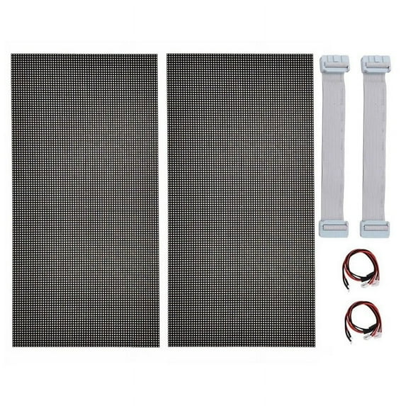 2Pcs P2.5 Indoor Full Color LED LED Display Unit Board HUB75 320x160mm 128x64 Pixels SMD RGB P2.5 LED Screen Panel