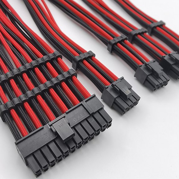2Pcs PC Cable Combs Kit, Nylon PSU Modular Cable Organizer, Wire Management Clips for Case Routing, Computer Cable Tidy for Gaming PC, Neat Build Accessory​