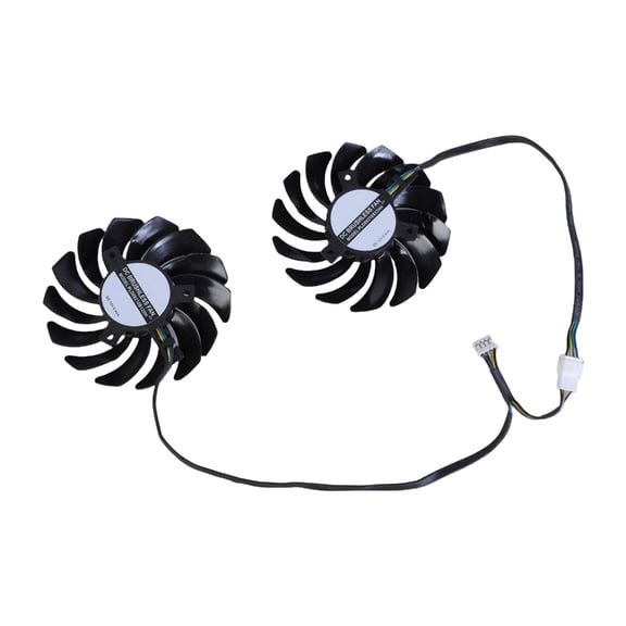 2Pcs PLD09210B12HH Graphics Card Coolers Fan Replacement Low Noise Notebook Graphics Card Radiators Cooling Fan for GTX1