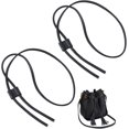 thumbnail image 1 of 2Pcs PU Leather Bag Drawstring Strap 48.8inch Black Detachable Bucket Bag Strap Replacement DIY Crochet Bag Bunches Pocket Drawstring for Crochet Bucket Tote Bag Purse Making Mixed Color DIY, 1 of 8