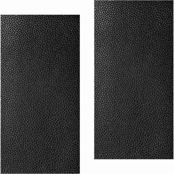 2Pcs PU Leather Patch for Car Seat Repair, 7.87 x 3.93in Self-Adhesive Leather Repair Patch Tape Vinyl Repairs Kit,Portable Car Leathers Repairs Kit for Cars Upholstery Seat,Furniture(Black)