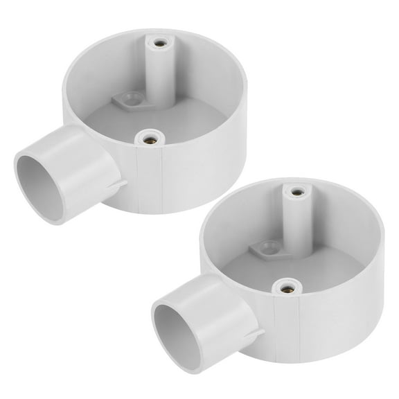 2Pcs Conduit Box Junction Box 1 Way 25mm M4 x 0.7 Waterproof Electronic Projects