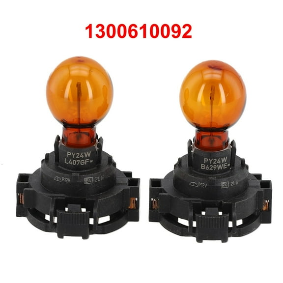2Pcs PY24W Front Turn Signal Light Bulb 4300K 12 V 24 W 1300610092 For BMW E90 E92 F07 F10 F32 F33 F36 Car Accessories