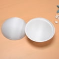 thumbnail image 1 of 2Pcs Pads for No Steel Ring Bra Sports Underwear Matching Sponge Pad Removable Insert Chest Pad for Woman (One Size, White), 1 of 4