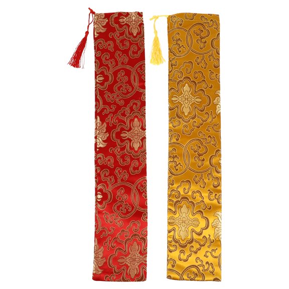 2Pcs Painting Scroll Storage Containers Calligraphy Collection Bags Calligraphy Pouches