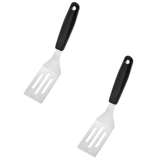 2Pcs Pampered Mini Chef Serving Spatula Turner For Serving Flipping Small Icing Small Metal Grill Spatula For Pancakes Pie Cookies Or Barbecue Etc Metal Spatulas Metal Spatulas Utility