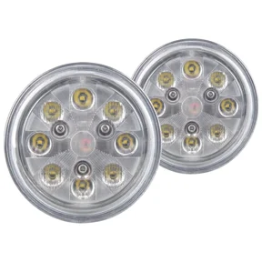 2Pcs Par36 24W LED Work Lights Hi/Lo Beam LED Headlight For Deere Tractor