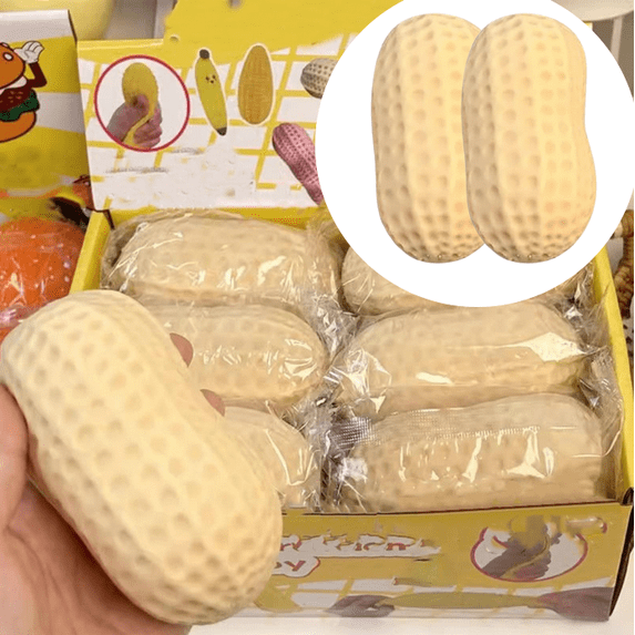 2Pcs Peanut Stress Toy