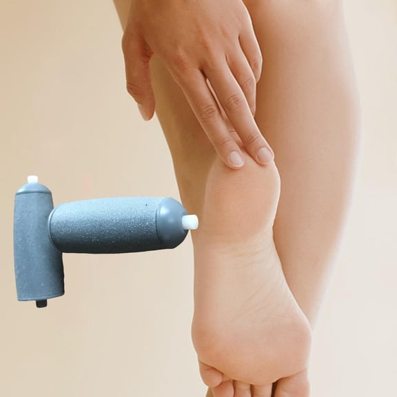 2Pcs Pedicures Replacement Heads Easy to Install for Electric Tool Foot File Light gray fine sand