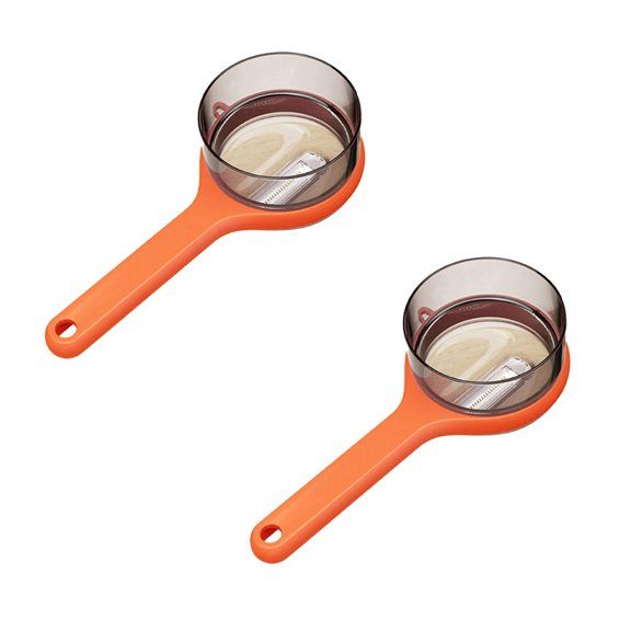 2Pcs Peeling With Storage Box Functional Kitchen Tool For Precision Peeling Peeler