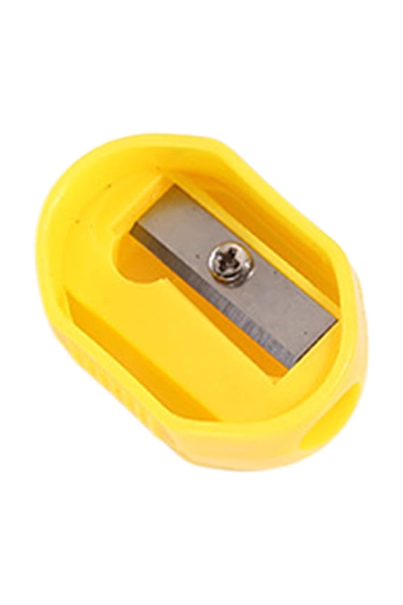 2Pcs Pencil Sharpener,Manual Cutter,Anti-break Lead Portable Stationery Tool for Home,Office,Craft Space,Yellow