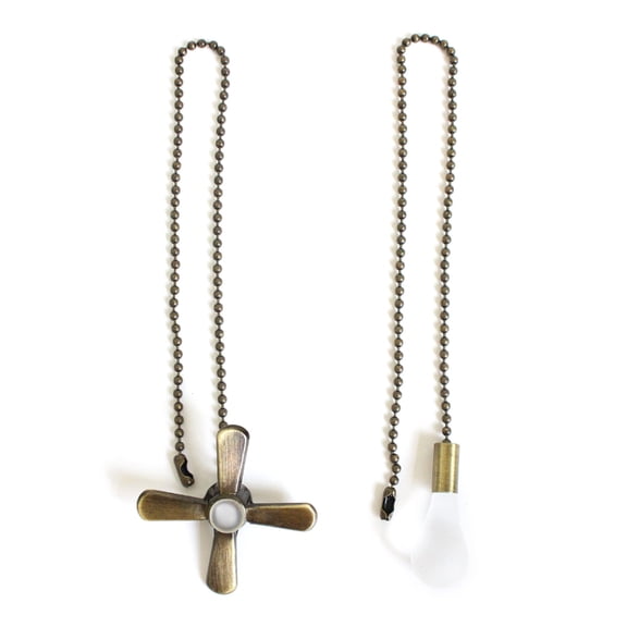2Pcs Pendant Fan Pull Chain Easy to Use Fan Switches for Ceiling & Lights