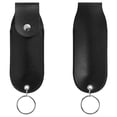 thumbnail image 1 of 2Pcs Pepper Spray Pouch PU Leather Spray Protective Holster Mini Portable Pepper Spray Holster Top Flap Pepper Spray Holder Self Defense Spray Leather Case for Bag Women, 1 of 9