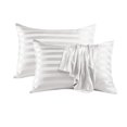 thumbnail image 1 of 2Pcs Pillow Cases – Elegant Color Striped Color Striped Easy To Maintain For Cozy Bedroom, 1 of 5