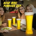 thumbnail image 1 of 2Pcs Pilsner Beer Mug,Plastic Gel Beer Mug 2Pc Pilsner Shaped Mug,Host Beer Glass, Freezer Gel Chiller Double Wall Plastic Frozen Pint Glass, 1 of 5