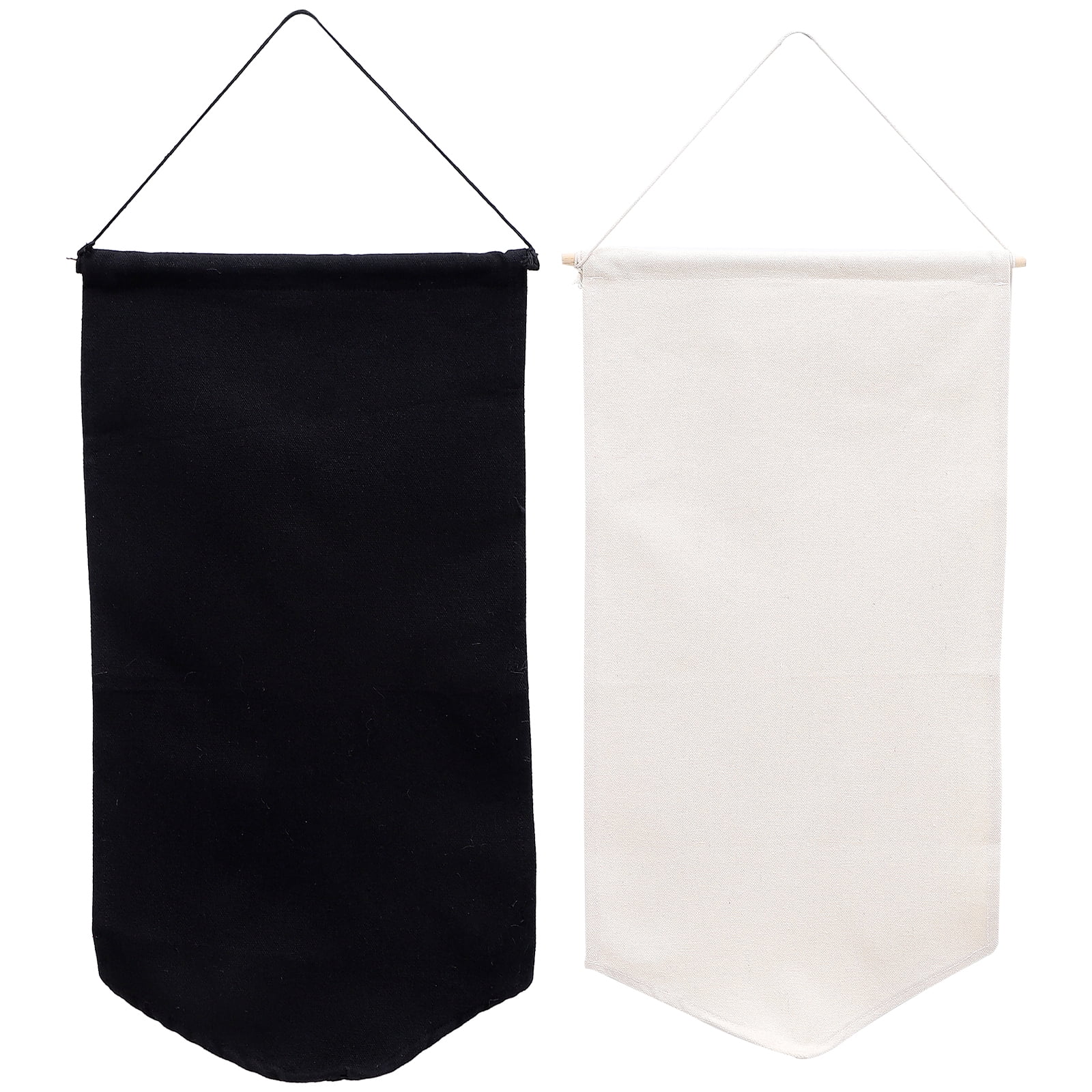 2Pcs Pin Wall Display Banner Blank Pin Wall Banner Lapel Badge Flag