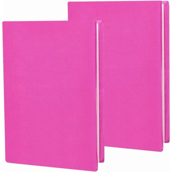 2Pcs Pink Book Covers Fabric Textbook Book Cover 7 x 13in Rose Red Notebook Wrap Up to 7 x 9in Protective Sleeves for Hardcover Book Paperback Office Textbook Brown DIY