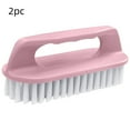 thumbnail image 1 of 2Pcs Pink Scrubs Brush for Cleanings,Household Laundry Brush with Long Bristles,Clothe Cleaners Tools,Comforts Grip,Durables and Convenient,Easys to Clean,for Bathtub Sink Carpet Floor, 1 of 5
