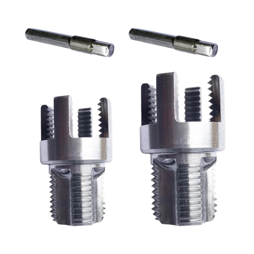 2Pcs Pipes Threading Tool Set Drill Adapter Pipes Threaders For 1/2 And ...