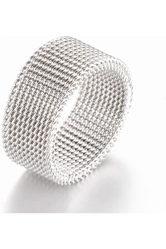 2Pcs Plain Band Rings Knuckle Rings For Women Resistant Finger Rings