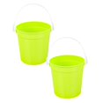 thumbnail image 1 of 2Pcs Buckets For Drinks 32oz Buckets With Lids And Handles Snowflake Cookie Drink Bucket For Drinks Snacks Summer Pool Party And Supplies Glass&Bottle, 1 of 7