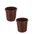 thumbnail image 1 of 2Pcs Buckets For Drinks 32oz Buckets With Lids And Handles Snowflake Cookie Drink Bucket For Drinks Snacks Summer Pool Party And Supplies Glass&Bottle, 1 of 7
