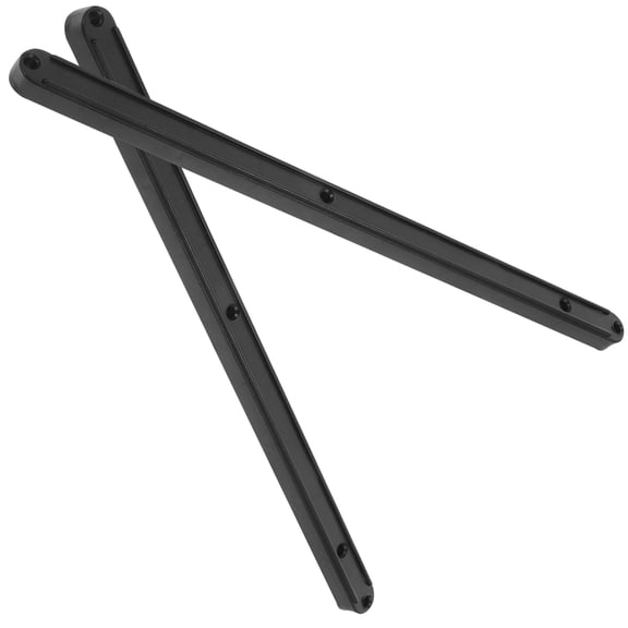 2-Pack Plastic Drawer Slides for Kitchen Cabinets, Smooth Cabinet Drawer Rails and Sliders Replacement Parts