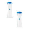 thumbnail image 1 of 2Pcs Salt and Pepper Shakers with Lids Large Salt Shaker Pepper Container Camping Picnic Outdoors Travel Spice Set for Home Picnic Kitchen(Blue) Happy 2026!, 1 of 4