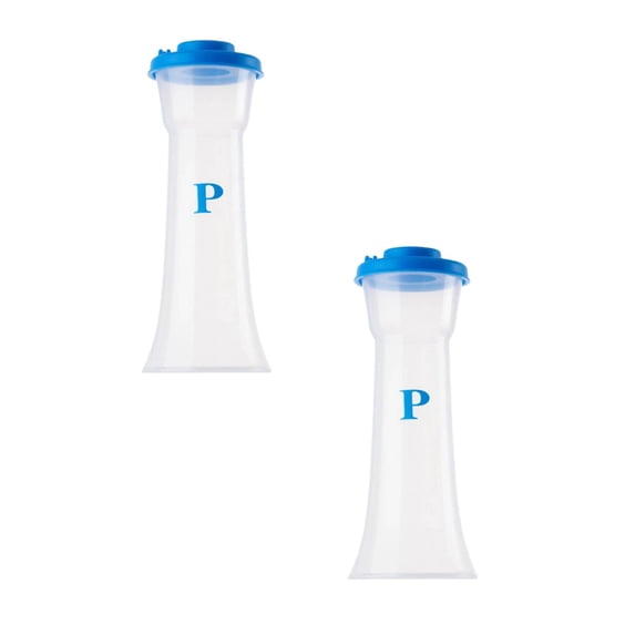 2Pcs Salt and Pepper Shakers with Lids Large Salt Shaker Pepper Container Camping Picnic Outdoors Travel Spice Set for Home Picnic Kitchen(Blue) Happy 2026!