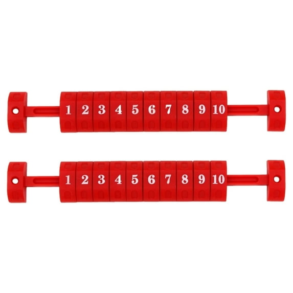 2Pcs Plastic Table Football Counter Foosball Air Hockey Scoring Units Counters Table Football Scoreboard Accessory