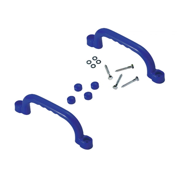 2Pcs Playground Accessories Playground Safety Handle for Swingset Treehouse blue
