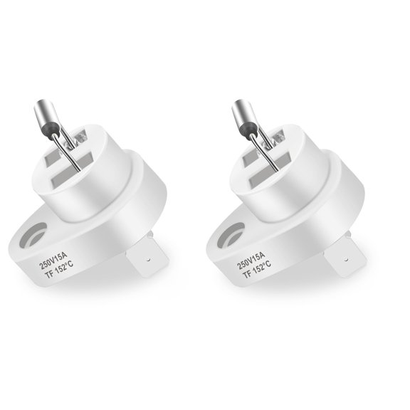2Pcs Pool Heater Rollout Switches Thermal Fuses Kits 152C Thermal Cut Off Fuses Digital Swimming Pool Heater Plug Fuses