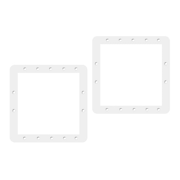 2Pcs Pool Skimmer Gasket Rubber Seals Swimming Pool Pumps Drain Accessories Simple Installs for Over Ground Inground