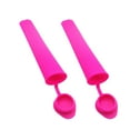 thumbnail image 1 of 2Pcs Popsicles Molds,Reusable Baby Silicone Popsicle Molds Multi Colors Ice Cream Mold Tray Ice Froze with Lids for Diy Popsicles,Yogurt Sticks, Jelly, Chilled Drinks, 1 of 2
