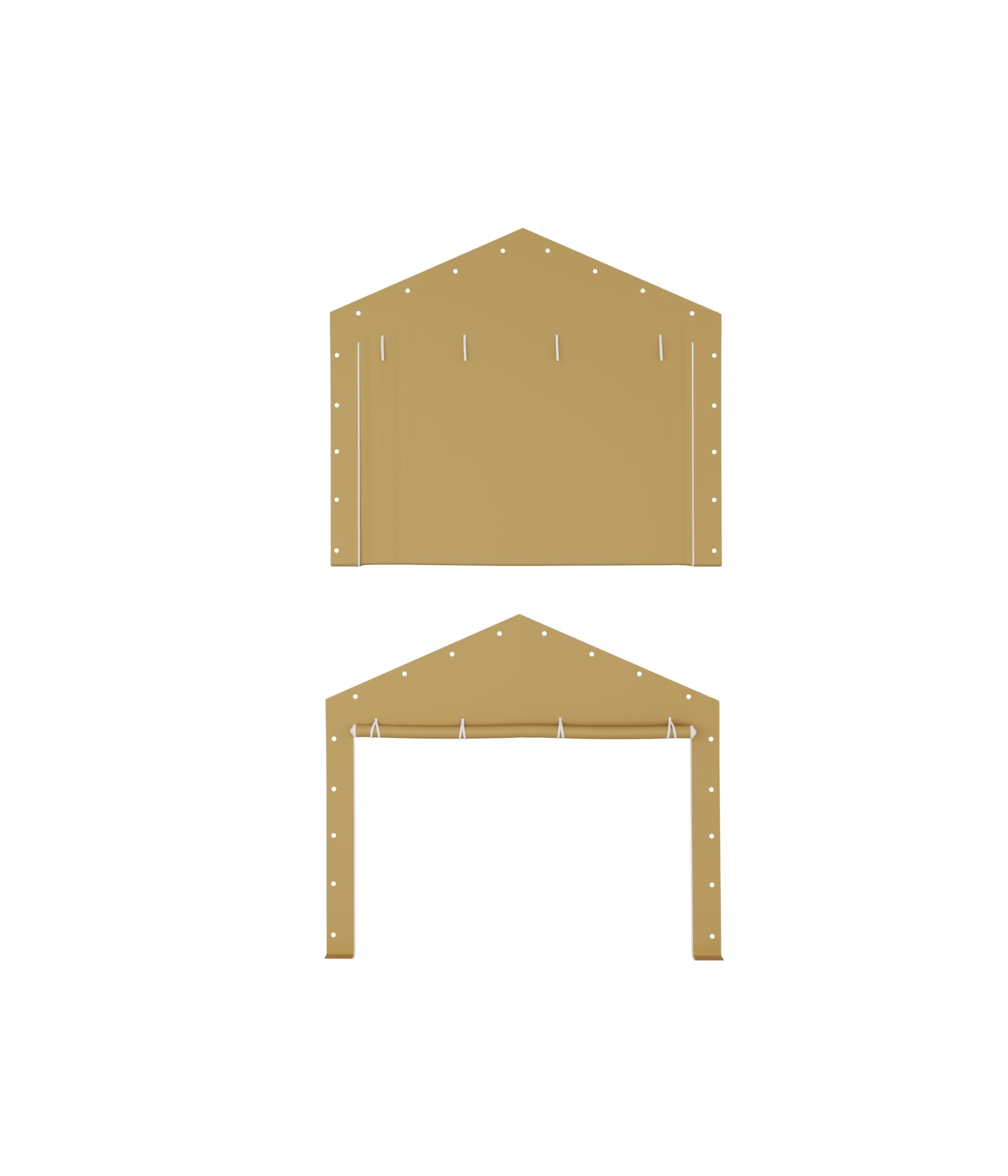 2pcs portable 13 x 20 13 x25 carport replacement 160 200g heavy