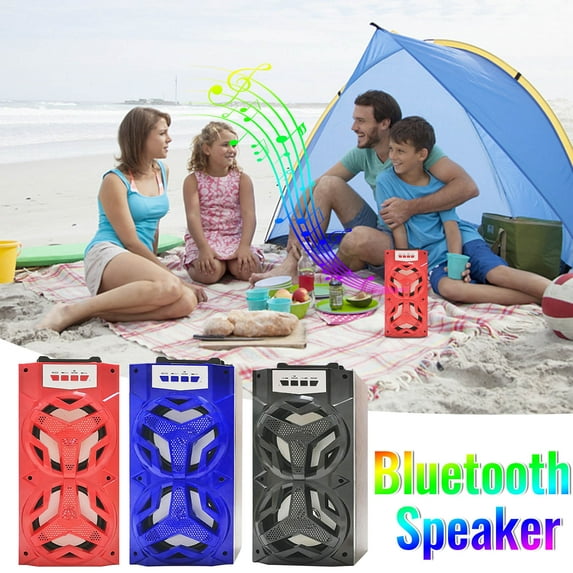 2Pcs Portable Bluetooth Speaker under $5! Yannianjz Portable Bluetooth Speaker with Subwoofer, Outdoor Mini Wireless Speaker, FM Radio Speaker, Handheld Speaker for Travel, Waterproof Shower Speaker