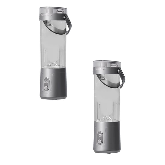 2Pcs Portable Food For And Juices Ideal For Kitchen Outdoor And Use Quick 30S Juice Extraction With Cup Design Food Blender