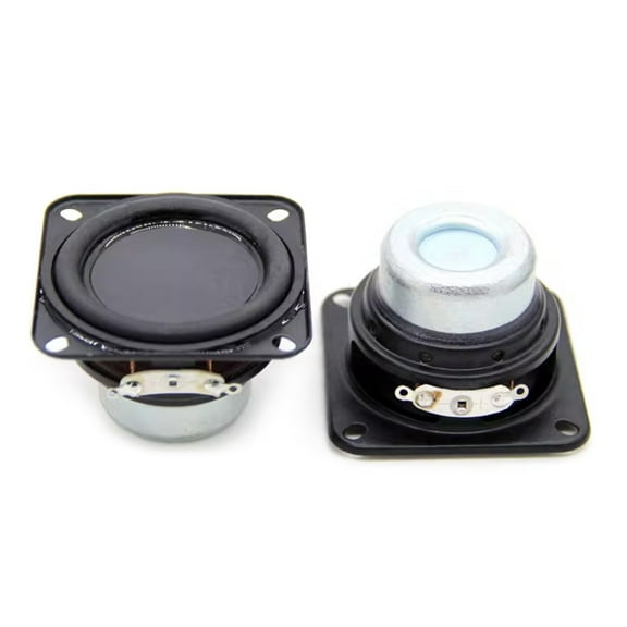 2Pcs Portable Full 47mm 4 Ohm 15W Bass Sound Amplifier LoudSpeaker Speakers