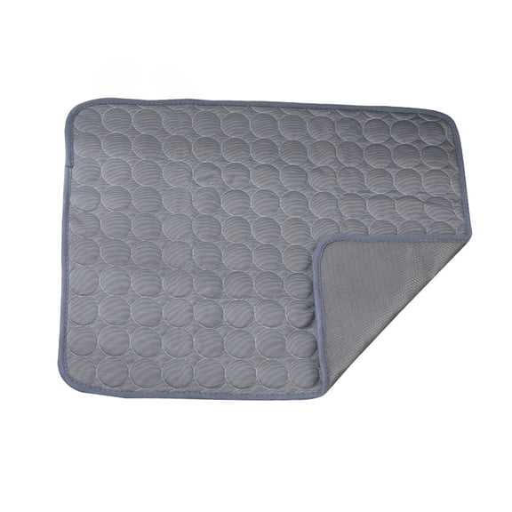 2Pcs Portable Pet Cooling Mat - Breathable Summer Cool Pad for Dogs & Cats | Machine Washable, Foldable Design for Travel & Home Use