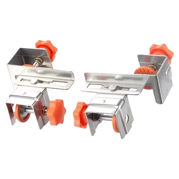 2Pcs Portable Sturdy Stainless Steel Cabinet Drawer Fixing Brackets Rustproof Fasteners Easy Assembly Daily Casual Use